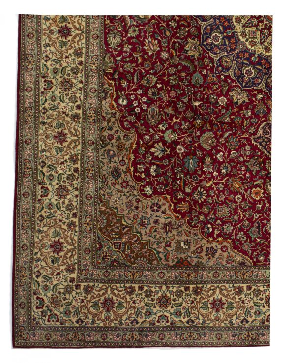 Persian Tabriz Hand Knotted Wool Rug 40 Raj 398×304 -...
