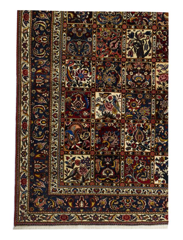 Persian Bakhtiar NZ Wool Rug Super Fine Double Hand Knotted Weg Dye Iran(369 x 259)cm