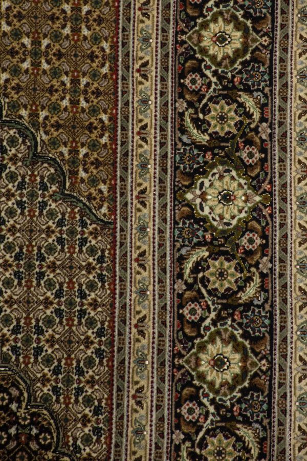 Persian Tabriz Mahi Lamb Wool & Pure Silk Weg Dye (292×201)cm