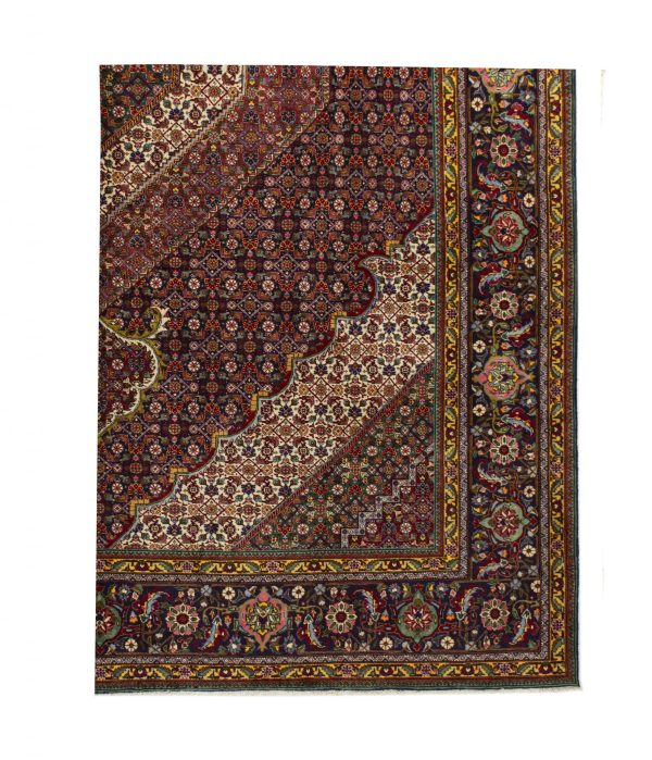 Persian Tabriz Super Fine Hand Knotted Rug, 50raj, wool, silk Weg Dye Iran(482×355)cm