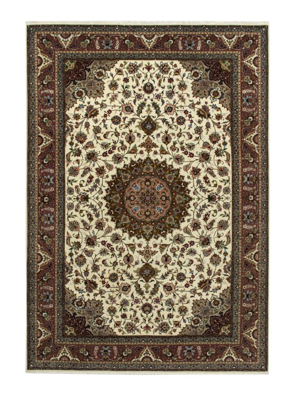 Tabriz Lamb Wool Rug Super Fine 50 Raj Weg Dye Iran (301×202)cm