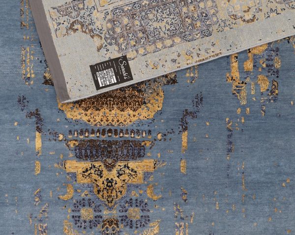 Transitional Hand Knotted Rug
