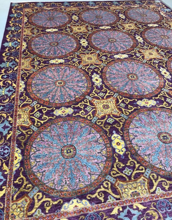 Regal Tajik Hand Knotted Oriental Rug NZ Wool Afghan (380 x 277)cm