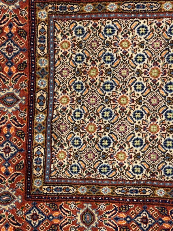 Double Hand Knotted persian Mood Runner Lamb Wool German Dye Iran (290 x 80)cm
