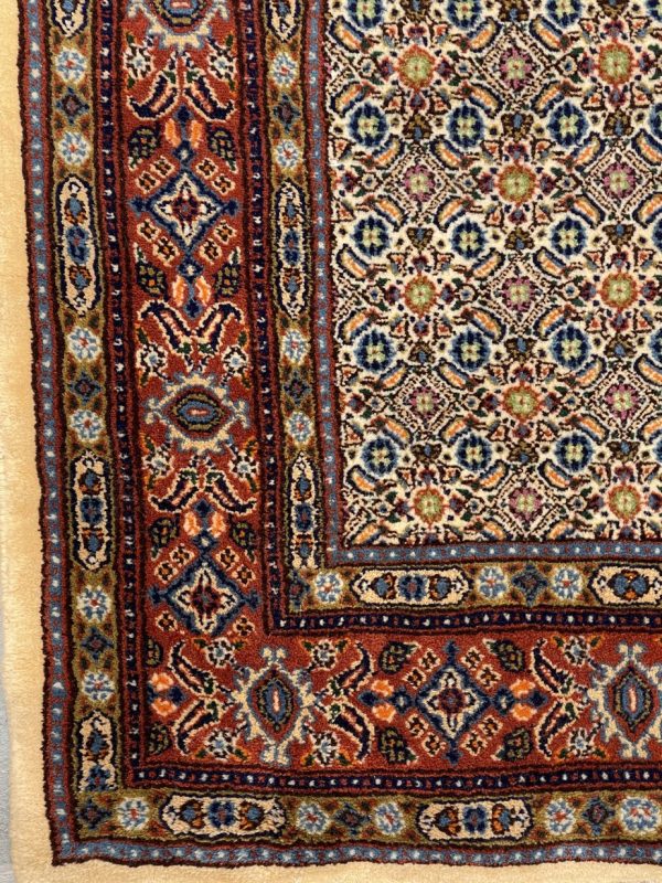 Double Hand Knotted persian Mood Runner Lamb Wool German Dye Iran (290 x 80)cm