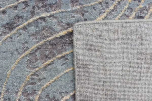 Wool & Silk Ocean Designer Rug,double Hand Knotted,Weg Die, jaipour India (304 x 197)cm