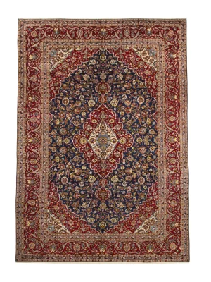 Blue Kashan Rug