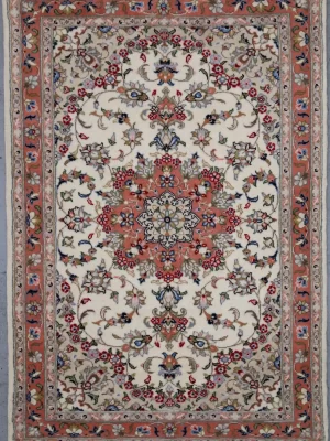 Peachy Kashan Rug