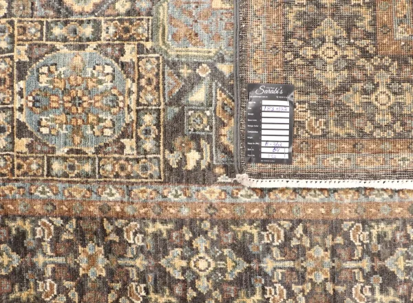 Ash Grey Mamluk Rug,Double Hand Knotted,Fine NZ Wool,Weg Dye,Afghan (183 x 122)cm