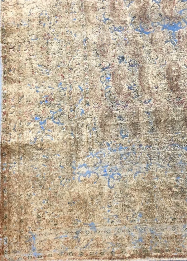 SOLD , Contemporary Vintage Over-dyed Designer Rug, Double Hand Knotted , Soft Handspan Wool,(365 x 261)cm