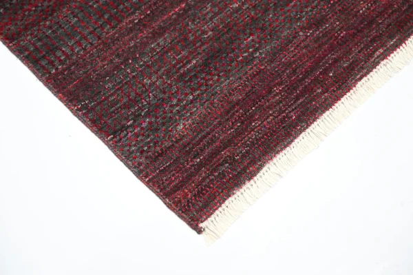 Grass Charcoal Red Rug - 276 x 186