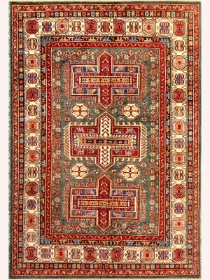 Super Kazak Rug - 210 x 148